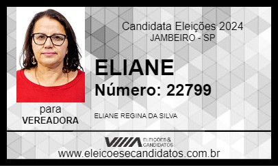 Candidato ELIANE 2024 - JAMBEIRO - Eleições