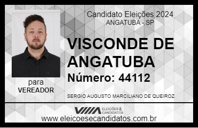 Candidato VISCONDE DE ANGATUBA 2024 - ANGATUBA - Eleições