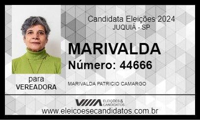 Candidato MARIVALDA 2024 - JUQUIÁ - Eleições