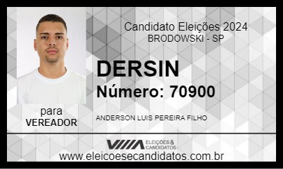 Candidato DERSIN 2024 - BRODOWSKI - Eleições