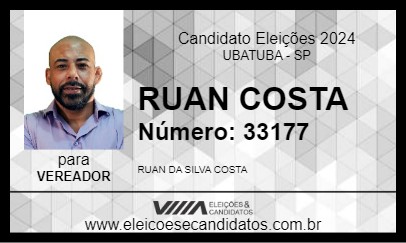 Candidato RUAN COSTA 2024 - UBATUBA - Eleições