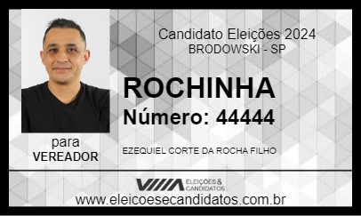 Candidato ROCHINHA 2024 - BRODOWSKI - Eleições