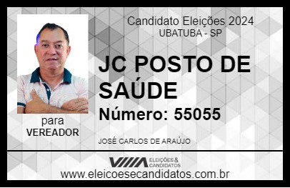 Candidato JC DA SAÚDE 2024 - UBATUBA - Eleições