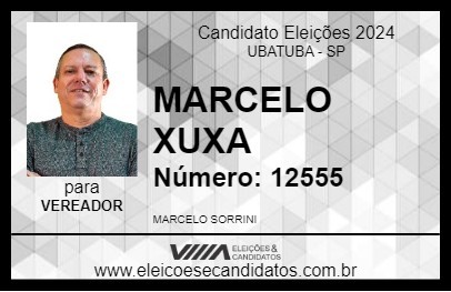 Candidato MARCELO XUXA 2024 - UBATUBA - Eleições