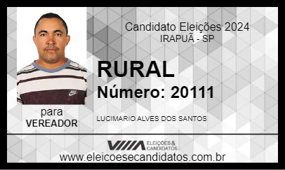 Candidato RURAL 2024 - IRAPUÃ - Eleições