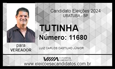 Candidato TUTINHA 2024 - UBATUBA - Eleições