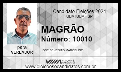 Candidato MAGRÃO 2024 - UBATUBA - Eleições