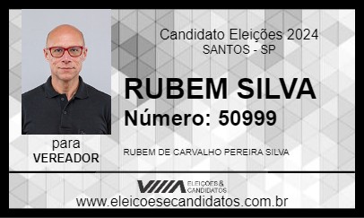 Candidato RUBEM SILVA 2024 - SANTOS - Eleições