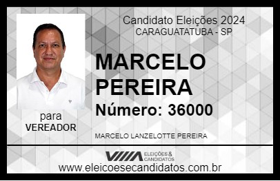 Candidato MARCELO PEREIRA 2024 - CARAGUATATUBA - Eleições