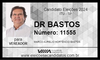 Candidato DR BASTOS 2024 - ITU - Eleições