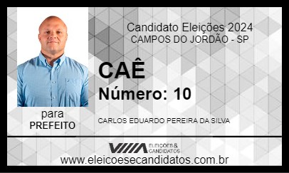 Candidato CAÊ 2024 - CAMPOS DO JORDÃO - Eleições