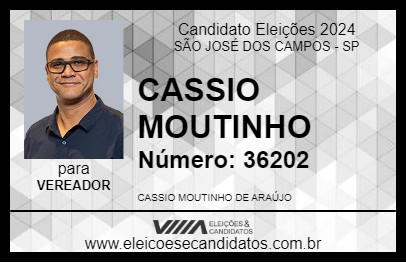 Candidato CASSIO MOUTINHO 2024 - SÃO JOSÉ DOS CAMPOS - Eleições