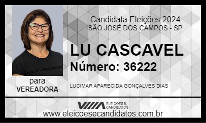 Candidato LU CASCAVEL 2024 - SÃO JOSÉ DOS CAMPOS - Eleições