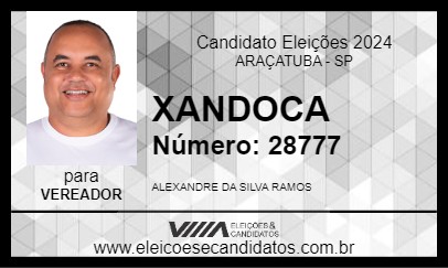 Candidato XANDOCA 2024 - ARAÇATUBA - Eleições