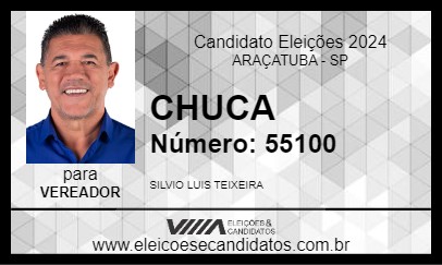 Candidato CHUCA 2024 - ARAÇATUBA - Eleições