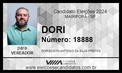 Candidato DORI 2024 - MAIRIPORÃ - Eleições