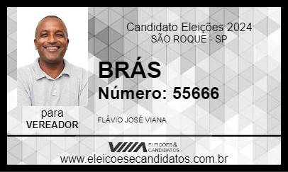 Candidato BRÁS 2024 - SÃO ROQUE - Eleições