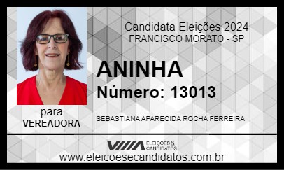 Candidato ANINHA 2024 - FRANCISCO MORATO - Eleições