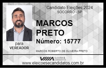 Candidato MARCOS PRETO 2024 - SOCORRO - Eleições