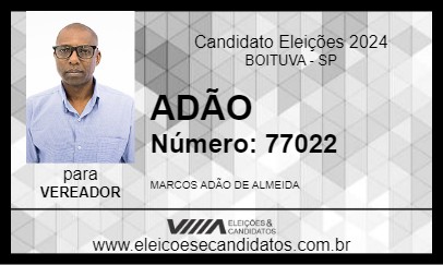 Candidato ADÃO 2024 - BOITUVA - Eleições