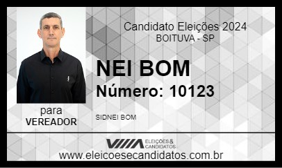 Candidato NEI BOM 2024 - BOITUVA - Eleições