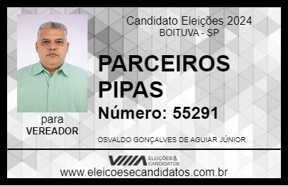 Candidato PARCEIROS PIPAS 2024 - BOITUVA - Eleições