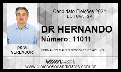 Candidato DR HERNANDO 2024 - BOITUVA - Eleições