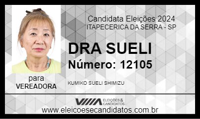 Candidato DRA SUELI 2024 - ITAPECERICA DA SERRA - Eleições