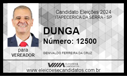 Candidato DUNGA 2024 - ITAPECERICA DA SERRA - Eleições