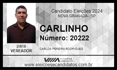 Candidato CARLINHO 2024 - NOVA GRANADA - Eleições