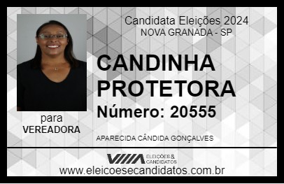 Candidato CANDINHA PROTETORA 2024 - NOVA GRANADA - Eleições