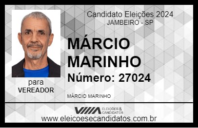 Candidato MÁRCIO MARINHO 2024 - JAMBEIRO - Eleições