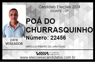 Candidato POÁ DO CHURRASQUINHO 2024 - IGUAPE - Eleições