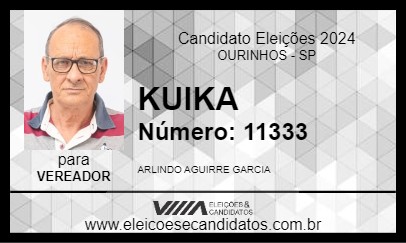 Candidato KUIKA 2024 - OURINHOS - Eleições