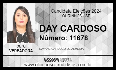 Candidato DAY CARDOSO 2024 - OURINHOS - Eleições