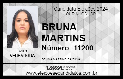 Candidato BRUNA MARTINS 2024 - OURINHOS - Eleições