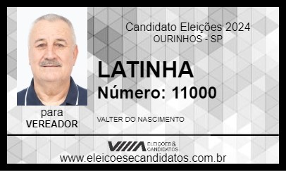 Candidato LATINHA 2024 - OURINHOS - Eleições