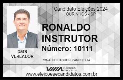 Candidato RONALDO INSTRUTOR 2024 - OURINHOS - Eleições