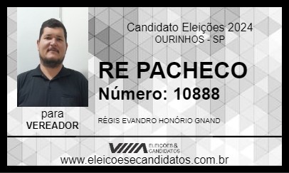 Candidato RÉGIS DO PACHECO 2024 - OURINHOS - Eleições