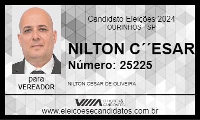 Candidato NILTON CÉSAR 2024 - OURINHOS - Eleições