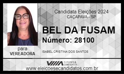 Candidato BELL DA ENFERMAGEM 2024 - CAÇAPAVA - Eleições