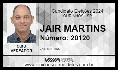 Candidato JAIR MARTINS 2024 - OURINHOS - Eleições