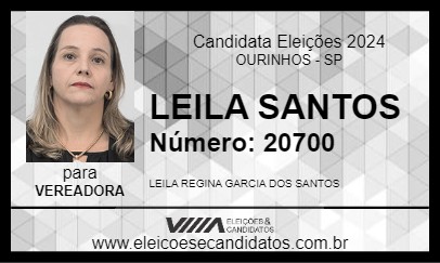 Candidato LEILA SANTOS 2024 - OURINHOS - Eleições