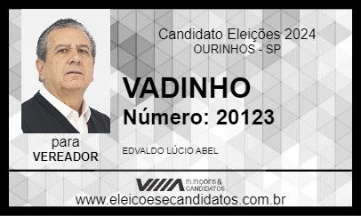 Candidato VADINHO 2024 - OURINHOS - Eleições