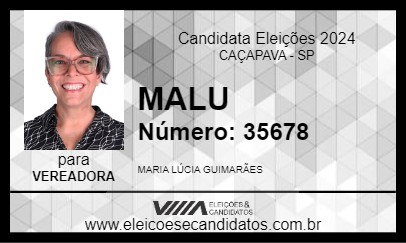 Candidato MALU 2024 - CAÇAPAVA - Eleições