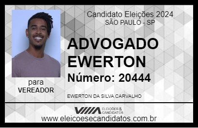 Candidato ADVOGADO EWERTON 2024 - SÃO PAULO - Eleições