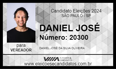 Candidato DANIEL JOSÉ 2024 - SÃO PAULO - Eleições