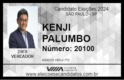 Candidato KENJI PALUMBO 2024 - SÃO PAULO - Eleições