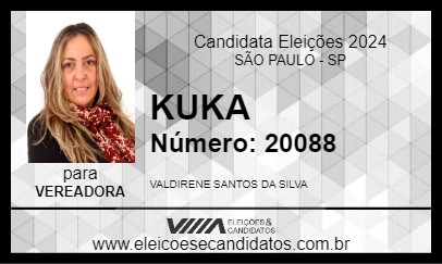 Candidato KUKA 2024 - SÃO PAULO - Eleições