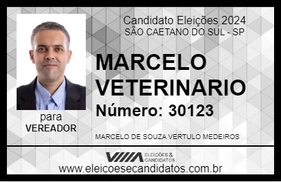 Candidato MARCELO VETERINARIO 2024 - SÃO CAETANO DO SUL - Eleições